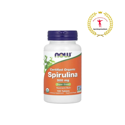 Organic Spirulina 500 mg NOW Foods — натуральный суперфуд для энергии, иммунитета и детокса