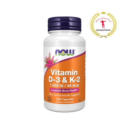 Vitamin D3-K2 от NOW Foods – крепкие кости, здоровое сердце, сильный иммунитет